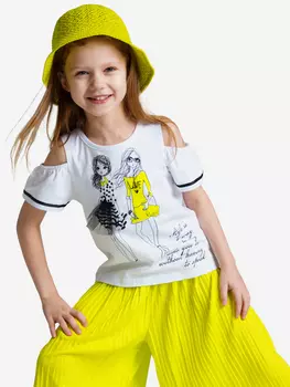 Футболка Playtoday для девочки, Мультицвет