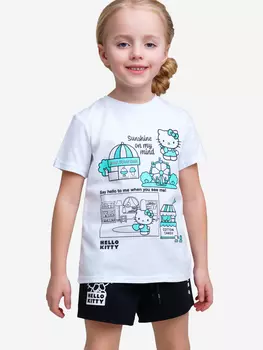 Футболка Playtoday для девочки, Мультицвет