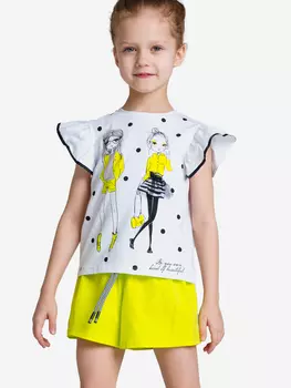 Футболка Playtoday для девочки, Мультицвет