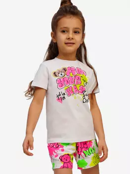 Футболка Playtoday для девочки, Мультицвет