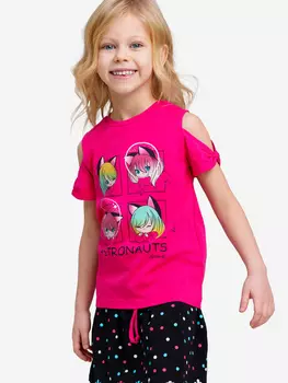 Футболка Playtoday для девочки, Розовый