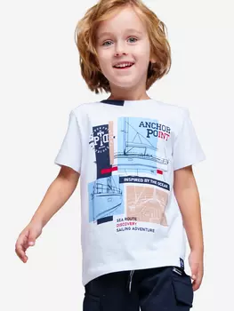 Футболка Playtoday для мальчика, Белый