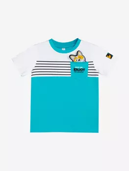 Футболка Playtoday для мальчика, Голубой