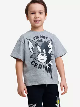 Футболка Playtoday для мальчика, Серый