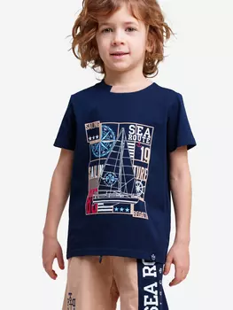 Футболка Playtoday для мальчика, Синий