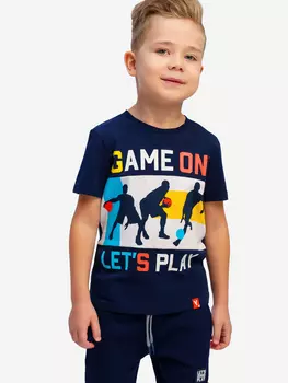 Футболка Playtoday для мальчика, Синий