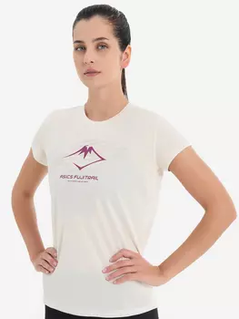 Футболка женская ASICS Fujitrail Logo, Бежевый