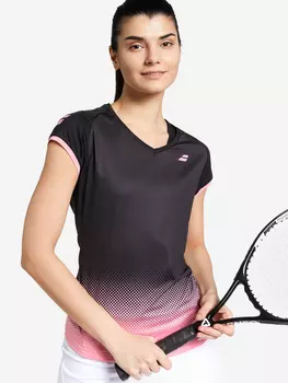 Футболка женская Babolat Complete Cap, Черный, размер 40-42