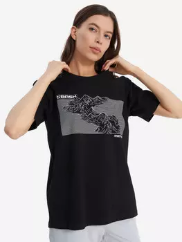 Футболка женская Bask Topography Lt V2, Черный