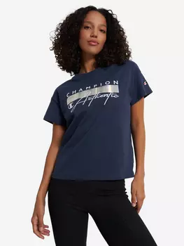 Футболка женская Champion Glossy, Синий