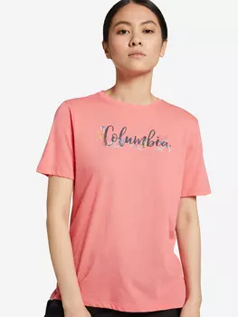Футболка женская Columbia Bluebird Day Relaxed Crew Neck, Розовый