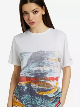 Футболка женская Columbia Daisy Days Gradient SS Tee, Белый