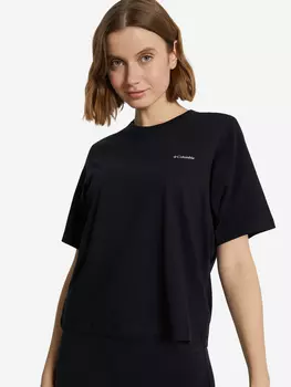 Футболка женская Columbia North Cascades Graphic Ss Tee, Черный