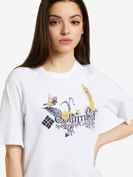 Футболка женская Columbia North Cascades Relaxed Tee, Белый, размер 46
