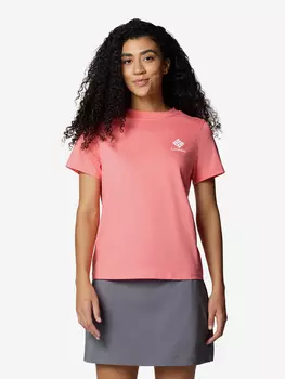 Футболка женская Columbia Rolling Bend Graphic Ss, Розовый