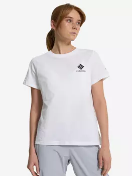 Футболка женская Columbia Rolling Bend Graphic Ss, Белый