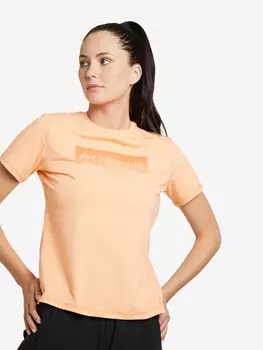 Футболка женская Columbia Sun Trek SS Graphic Tee, Оранжевый