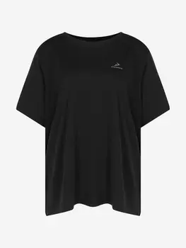 Футболка женская Demix, Plus Size, Черный