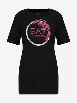 Футболка женская EA7 T-Shirt, Черный