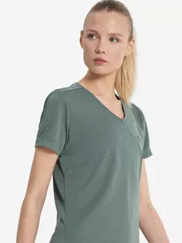 Футболка женская Jack Wolfskin Crosstrail, Зеленый