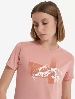 Футболка женская Jack Wolfskin Vonnan, Розовый