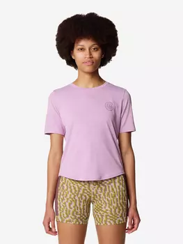 Футболка женская Mountain Hardwear Sunblocker Short Sleeve, Фиолетовый