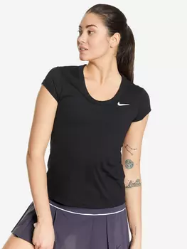 Футболка женская Nike Court Dri-FIT, Черный