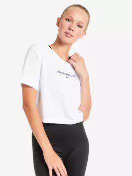 Футболка женская Nike Yoga, Белый, размер 48-50