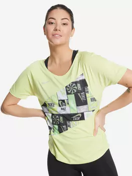 Футболка женская Nike, Желтый, размер 42-44