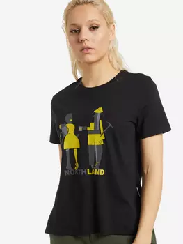 Футболка женская Northland, Черный