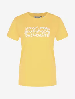 Футболка женская Outventure, Желтый
