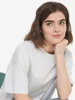 Футболка женская оверсайз DICKIES Summerdale, Серый