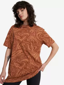 Футболка женская оверсайз FILA, Коричневый