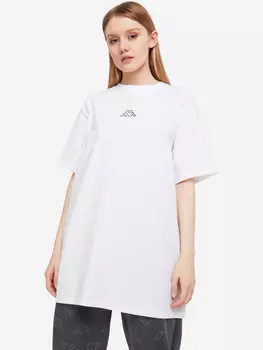 Футболка женская оверсайз Kappa, Белый