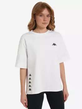 Футболка женская оверсайз Kappa, Белый