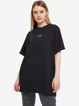 Футболка женская оверсайз Kappa, Черный