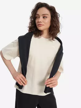 Футболка женская оверсайз PUMA, Бежевый