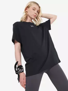 Футболка женская оверсайз Under Armour Campus, Черный