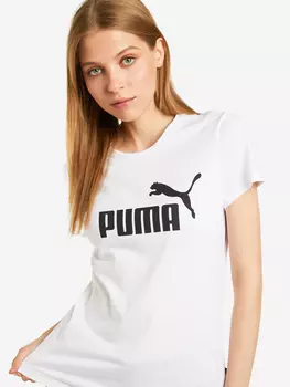 Футболка женская PUMA ESS Logo, Белый