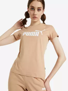 Футболка женская PUMA ESS Logo, Бежевый