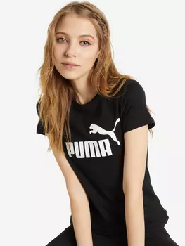 Футболка женская PUMA ESS Logo, Черный
