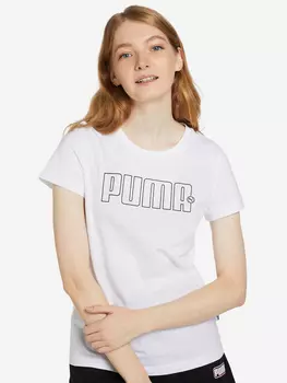 Футболка женская PUMA Rebel Graphic, Белый