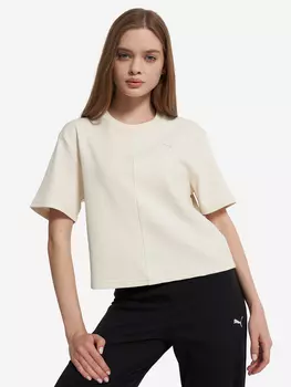 Футболка женская PUMA Wardrobe Ess, Бежевый