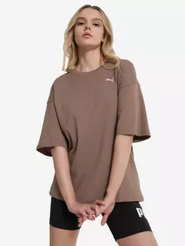 Футболка женская PUMA Wardrobe Ess, Коричневый