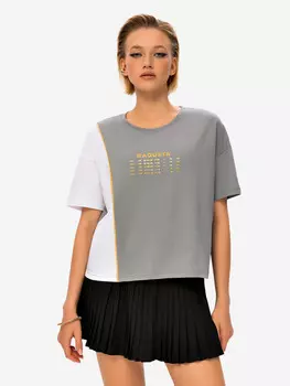 Футболка женская RAQUETA SPORT Before and After Space, Серый