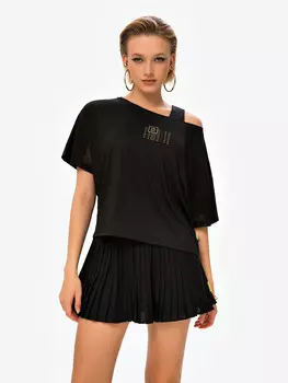 Футболка женская RAQUETA SPORT Breath Painted Black, Черный