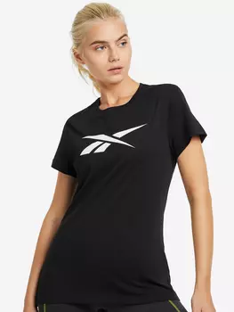 Футболка женская Reebok Training Essentials Vector Graphic, Черный, размер 38