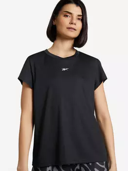 Футболка женская Reebok Wor Commercial Poly, Черный