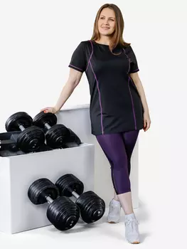 Футболка женская Salute, Черный