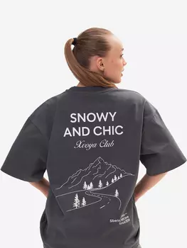 Футболка женская Snow Trip XVOYA темно-серая, Серый